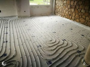 Suelo radiante refrescante