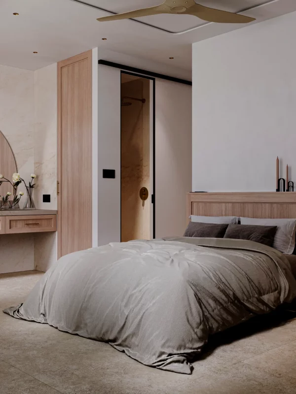 dormitorio principal con baño incorporado